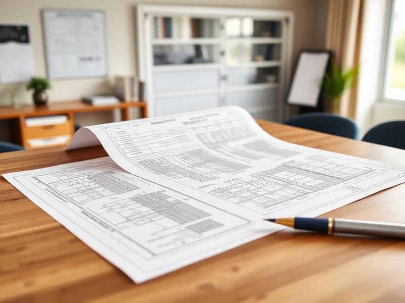 Building permit documentation for garage door installation in North Carolina